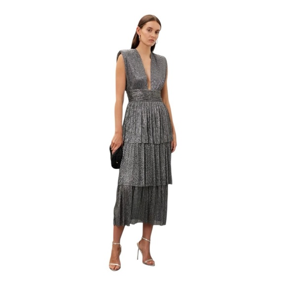 Sabina Musayev Bonita Midi Dress Evening Gown Size Small - Picture 1 of 10